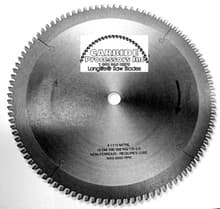 Double Miter Saw Blade, 10" Dia, 100T, .122 Kerf, 5/8 Arbor, World's Best 37174