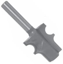 Taper Reed Bit, 5/32 Radius, 7/8 Dia, 1" Cut Length, 1/2 Shank, Southeast Tool SE3288