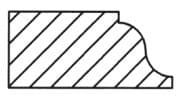 Roman Ogee Bit, 1/4 Radius, 11/16 Cut Length, 1/4 Shank, Southeast Tool SE2201
