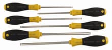 6pc SoftFinish MagicRing Ball Hex Screwdriver Set, 1/8 - 1/4", Wiha 36794