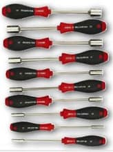 10pc SoftFinish Nut Driver Inch Set, Wiha 34195