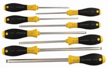8pc SoftFinish MagicRing Ball Hex Screwdriver Set, 1/8" - 3/8", Wiha 36793