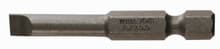 3pc Slotted Power Bit Set, 4.5mm- 6.5mm x 2", Wiha 74050
