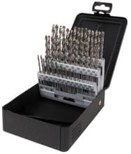 60pc Jobber Drill Set, Size #1-#60, General Purpose, HSS, Triumph 090522