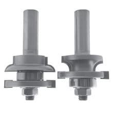 Stile and Rail Bit Set, Bead, 1-5/8 Dia, 1" Cut Length, 1/2 Shank, Southeast Tool SE6003