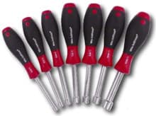 7pc SoftFinish Hollow Shaft Nut Driver Metric Set, Wiha 34391