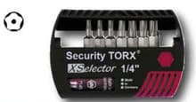Security Torx Plus XSelector Bit Set, Wiha 79450