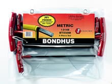 5pc Ball Hex T-Handle Set, 4-10mm, Bondhus 13148