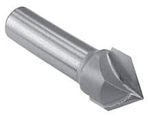 V-Groove Bit, 90deg Angle, 1-1/2 Dia, 1" Cut Length, 1/2 Shank, Southeast Tool SE1507
