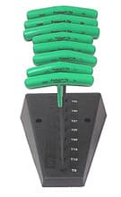8pc ProHold Torx T-Handle Set, Graduated Length, T9-T40, Bondhus 74034