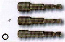 3pc NutSetter Set, 1/4, 5/16, 3/8 x 4'', Wiha 70491