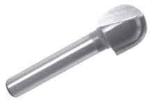 Core Box Bit, 3/4 Dia, 5/8 Cut Length, 1/4 Shank, Southeast Tool SE1406