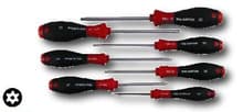 7pc SoftFinish Security Torx Driver Set, T7S-T25S, Wiha 36298