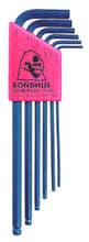 6pc Ball Hex Key Set, 1.5-5mm, Bondhus 10946