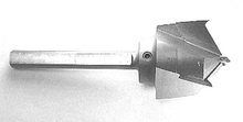 3 Wing Door Knob Drill, 2-1/8" Dia, 1/2" Shank, Southeast Tool SDK500