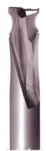 2 Flute Low Helix Downcut Edge Rounding Bit, 3/16 Radius, 3/8 Shank, Vortex 6055