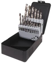 15pc Jobber Drill Set, 1/16-1/2 by 32nds, General Purpose, HSS, Triumph 090518