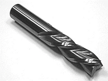 3 Flute Upcut Bit, 3/8 Dia, 1-1/4 Cut Length, 3/8 Shank, Southeast Tool SRU440T