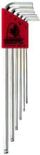 6pc Ball Hex Key Set, 1.5-5mm, Bondhus 17046