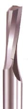 1 Flute Low Helix Downcut Bit, 1/4 Dia, 3/4 Cut Length, 1/4 Shank, Vortex 4733