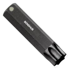T55 Torx Bit x 2", 10mm Stock Size, Bondhus 32055
