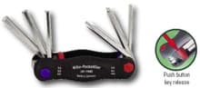 6pc PocketStar Fold Out Hex-Slot-Phillips Set, Wiha 35198