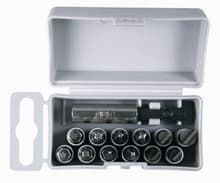 Profi Bit Box 12 Bits x 1", Slotted/Phillips/Torx w/ Magnetholder, Felo 53541