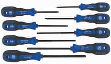8pc 3K Cushion Grip Torx Screwdriver Set, T8-T30, Wiha 45595