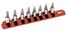 8pc 1/4" Drive Socket w/ Ball End Hex Bit Set, 3/32"-1/4", Wiha 71798