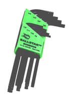 8pc BallTorx L-Key Set T9-T40, Bondhus 11332