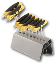 8pc Soft Grip Ball Hex Dual Drive T-HandleSet, 1/8"-3/8", Wiha 54094