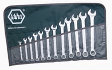 12pc Combination Wrench Inch Set, 5"/16-1", Wiha 40091