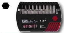 XSelector Bit Set With Hex Inch Bits, Wiha 79446