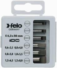Profi Bit Box 6 Bits x 2", Slotted, Felo 31410