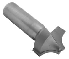 Plunge Roundover Bit, 1/2 Radius, 1-3/8 Dia, 3/4 Cut Length, 1/2 Shank, Southeast Tool SE2060
