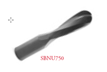 Upcut Ball Nose Bit, 3/4" Dia, 2" Cut Length, 3/4" Shank, Southeast Tool SBNU750
