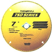 Tenryu Super Diamond Saw Blade, 12" Dia, .138" Kerf, 20mm Arbor, Tenryu TSD-305D2