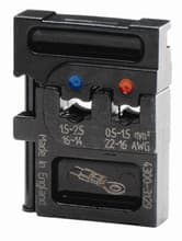 PortaCrimp Die Set For Red & Blue Insulated Terminals & Splices, Wiha 43129