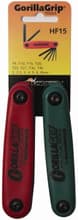 Fold-up Tool Double Pack, 2-8mm Hex, T9-T40 Torx, Bondhus 12544