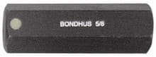 5/8" Hex Bit, 2" w/o Socket, Bondhus 33218