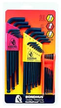 Ball L-Key Sets 10999, 10937, & GorillaGrip Fold-Up Hex Set 12550, Bondhus 14130