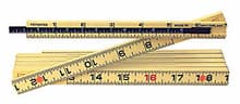 MaxiFlex Folding Ruler 6 Ft Outside Read w/ 6" Sliding Depth Gage, Wiha 61620