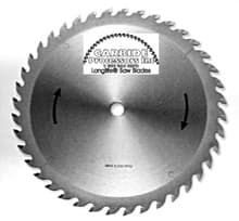 General Purpose Saw Blade, 10" Dia, 40T, .125 Kerf, 5/8 Arbor, World's Best 51821