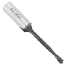 Brad Point Drill, 8mm Dia, 10mm Shank, 70mm OAL, Solid Carbide, Vortex DDS0870RB