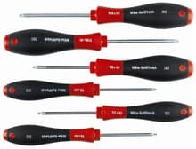 6pc SoftFinish Torx Screwdriver Set, T6-T25, Wiha 36201