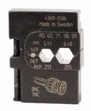 PortaCrimp Die Set for Coaxial Network & Communications, Wiha 43136