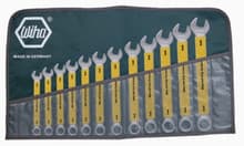 12pc SoftGrip Combination Wrench Set, 5/16 - 1", Wiha 50091