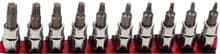 10pc Torx Bit Set, 2" w/Sockets T10-T55, Bondhus 44038