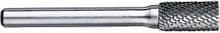 Carbide Bur, Cylinder Shape w/ End Cut, 1/2 Dia, 1 Cut Length, 1/4 Shank, Triumph 071429