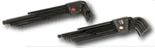 2pk Ball End Hex Metric Inch L-Key Long Arm Set, Wiha 36995